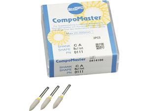CompoMaster® Schaft W - Standardpackung Große Spitze, Packung 3 Stück
