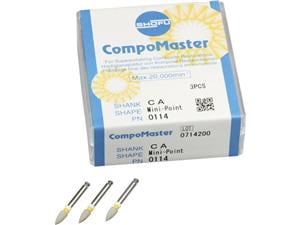 CompoMaster® Schaft W - Standardpackung Minispitze, Packung 3 Stück