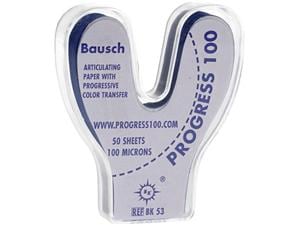 Bausch Progress 100® BK 53, blau, Hufeisenform 50 Bogen