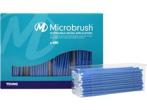 Microbrush® Plus Applikatoren - Nachfüllpackung Blau, regulär, Ø 2,0 mm, Packung 400 Stück