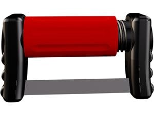 FitStrip™ einseitig - Nachfüllpackung, mit Griff Fein, rot, Stärke 0,10 mm, Packung 10 Stück