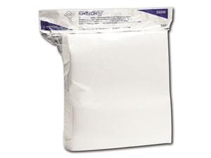 KIMTECH PURE W4 - Wischtücher weiß Format 30,4 x 30,4 cm, Packung 5 x 100 Tücher
