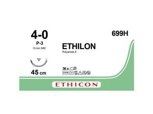 ETHILON schwarz, monofil - Nadeltyp PRIME P3 USP 4-0, Länge 0,45 m (699 H), Packung 36 Stück