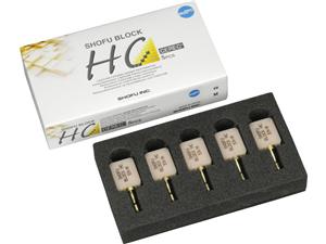 SHOFU Block HC - für Cerec Dentsply Sirona 1-schichtig Incisal 59, Packung 5 Stück