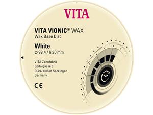 VITA VIONIC® WAX - Ø 98,4 mm White, Stärke 30 mm