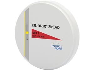 IPS e.max® ZirCAD MO - Ø 98,5 mm MO1, Stärke 14 mm