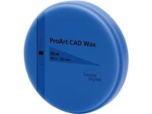 ProArt CAD Wax - Ø 98,5 mm Blue, Stärke 20 mm