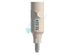 Intraoral Scan Abutment auf Implantat - kompatibel mit Astra Tech™ Osseospeed™ Aqua (RP) Ø 3,5 mm - 4,0 mm