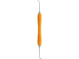 Füllungsinstrument Stopfer ASH, Colori Silikon Grip Breite 1,0 / 1,5 mm, orange (SI-1052/49-OR)
