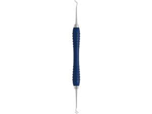 Füllungsinstrument Spatel, Colori Silikon Grip Breite 1,5 / 2,0 mm, blau (SI-1054/15-BL)