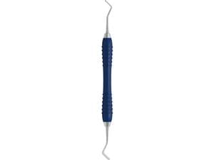 Füllungsinstrument Kugelstopfer / Spatel, Colori Silikon Grip Ø 1,5 / Breite 2,0 mm, blau (SI-1054/151-BL)
