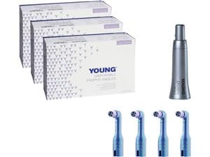 Young™ Einweg-Prophylaxe-Winkelstück - Starter Kit Classic Elite, soft, gerade