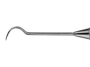 Zahnsonde Ergoprobe, einendig, fein Figur 2 (DA814R), Länge 160 mm