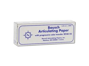 Bausch Artikulationspapier BK 05, blau, Heftchen-Packung, 300 Streifen