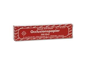 Bausch Occlusionspapier Arti-Check® BK 10, rot, Heftchenpackung, 200 Blatt
