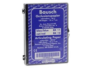 Bausch Occlusionspapier Arti-Check® BK 11 blau, Bogenpackung, 100 Bogen
