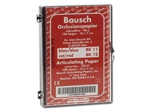 Bausch Occlusionspapier Arti-Check® BK 12 rot, Bogenpackung, 100 Bogen