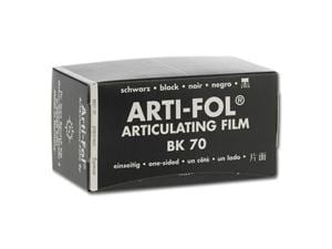 Bausch Arti-Fol® einseitig 75 mm BK 70, schwarz, Rolle 20 m