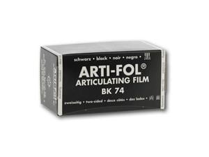 Bausch Arti-Fol® zweiseitig 75 mm BK 74, schwarz, Rolle 15 m