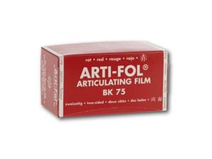 Bausch Arti-Fol® zweiseitig 75 mm BK 75, rot, Rolle 15 m