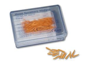 Hawe™ Interdentalkeile, mit Einkerbung - Einzelgrößen Nr. 822.10, orange, Packung 100 Stück