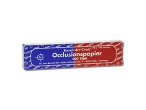 Bausch Occlusionspapier Arti-Check® BK 80 blau / rot, Packung 150 Bogen