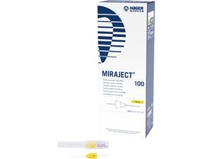 Miraject® Gelb - 30G, 40/23 mm, Ø 0,3 mm, Länge 21 mm, Packung 100 Stück