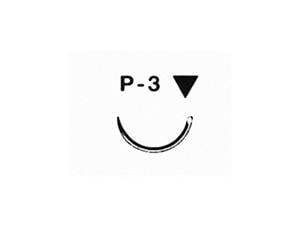 PERMA-HAND SEIDE schwarz, geflochten - Nadeltyp PRIME P3 USP 4-0, Länge 0,45 m (641 G), Packung 12 Stück