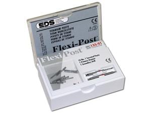 Flexi Post Stifte Titan - Standardpackung Größe 1 - rot, Packung 10 Stück