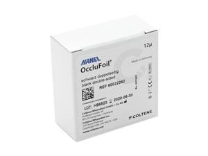 Hanel OccluFoil+ doppelseitig Schwarz, Rolle 25 m