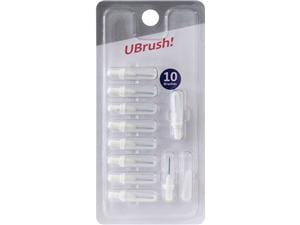 UBrush! Bürstchen Weiß, Ø 1,0 mm, Packung 10 Stück