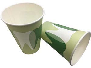 Mundspülbecher Hartpapier - Nachfüllpackung Grün, Karton 2.000 Stück
