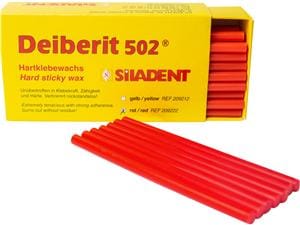 Deiberit 502® Hartklebewachs Rot, Stangen 50 Stück