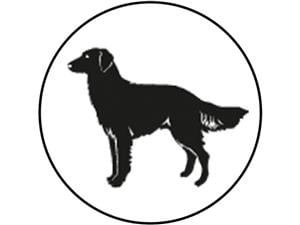 Happy-Design KFO-Einlegemotive Hund schwarz, Packung 20 Stück