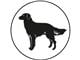 Happy-Design KFO-Einlegemotive Hund schwarz, Packung 20 Stück