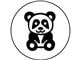 Happy-Design KFO-Einlegemotive Panda, Packung 20 Stück