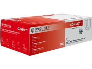 Unigloves® Contact puderfrei Größe S, Packung 100 Stück