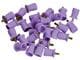 Screw-Type Cups Spirale, violett, weich, 9004/30, Packung 30 Stück