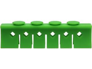 Silikon Niederhalter, für 6 Instrumente Grün