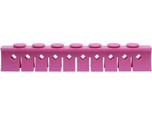 Silikon Niederhalter, für 10 Instrumente Pink