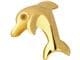 Prodental® Twizzler, Zahnschmuck Gold Delphin, Gold 22kt