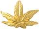 Prodental® Twizzler, Zahnschmuck Gold Cannabis, 22 kt