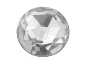 Prodental® Twizzler, Zahnschmuck Diamonds/Rosenschliff Weiß, Ø 1,8 mm