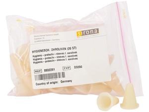 Hygieneschutzhüllen Sirona Ohroliven (kein Einmalartikel) für Orthophos 3, -C/CD/DS und -Ceph, Packung 20 Stück