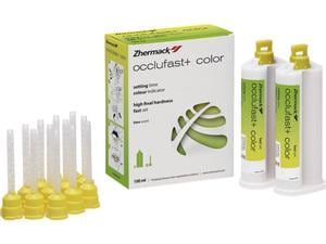 Zhermack occlufast+ color Kartuschen 2 x 50 ml und 12 Mischkanülen