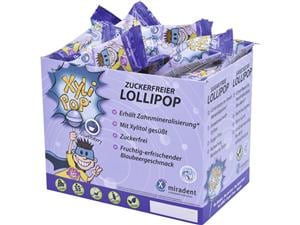 XyliPOP® Lollipop Blaubeere, Packung 50 Stück