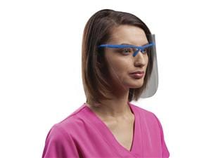 Proto-Cam® Smart - Gesichtsschutzschild Set blau