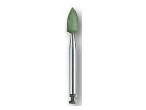 HS-Amalgam Polierer - Nachfüllpackung Spitze grün, 0654, Polierkopf: 3 x 6 mm, Packung 12 Stück