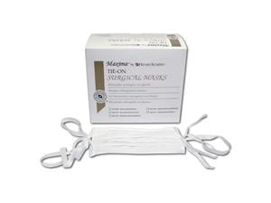 HS-Maxima® Mundschutz chirurgisch zum Binden Weiß, 3-lagig, Packung 50 Stück