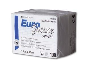 HS-Mullkompressen Euro Gauze, unsteril Größe 10 x 10 cm, 8-lagig, Packung 100 Stück